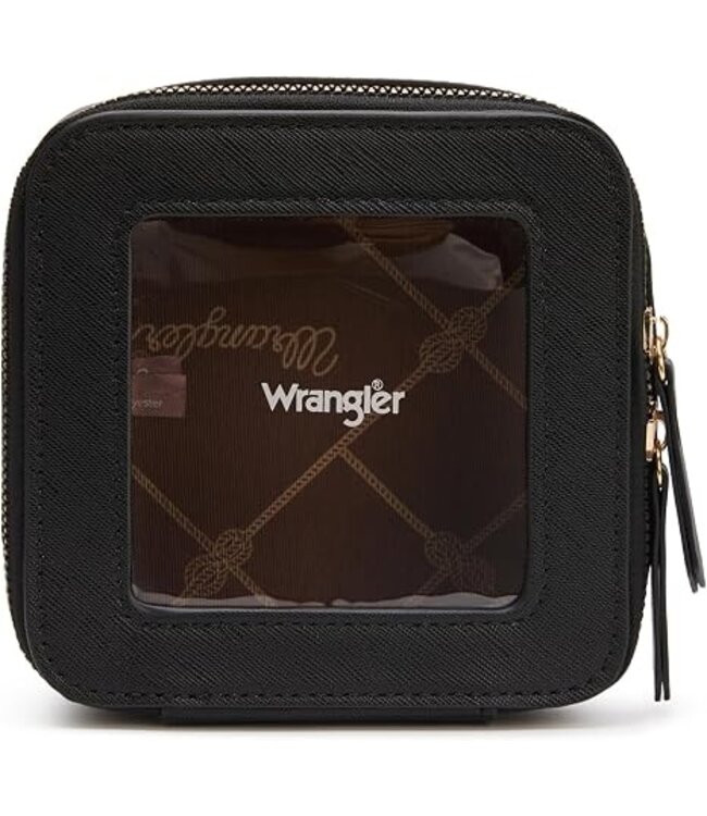 WG371-8000BK Wrangler Clear Cosmetic Bag Black