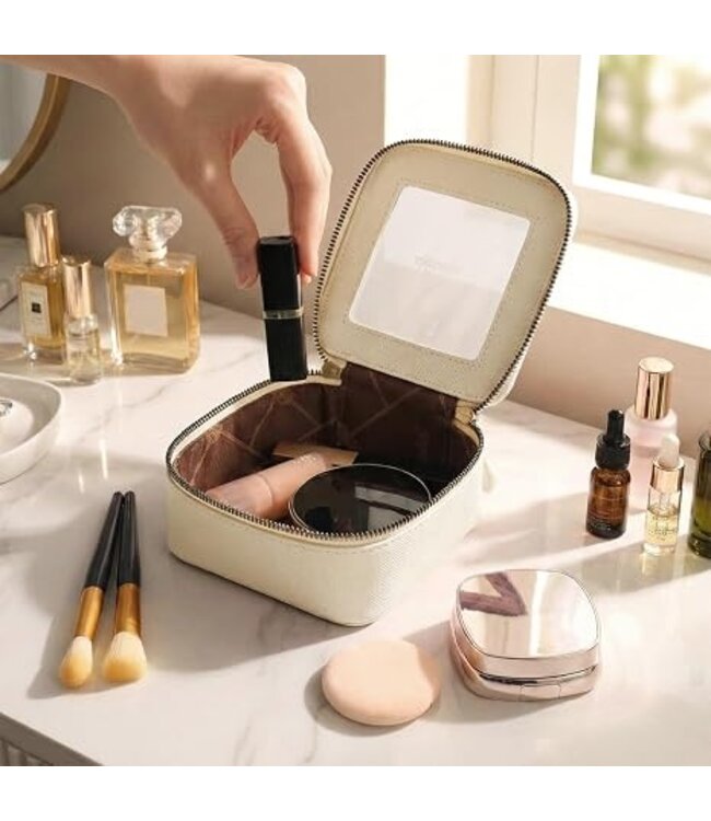 WG371-8000BG Wrangler Clear Cosmetic Bag Beige
