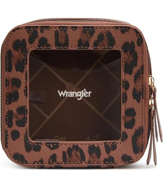 WG371-8000CF Wrangler Clear Cosmetic Bag Coffee