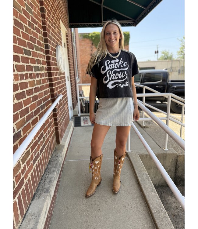 Smoke Show Crop Tee