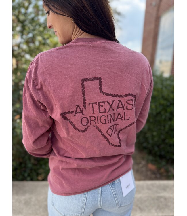 Roped Into Texas LS Tee 129584