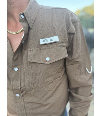 Diamond T Outfitters Cutter Copper Canyon Heather Brown LS