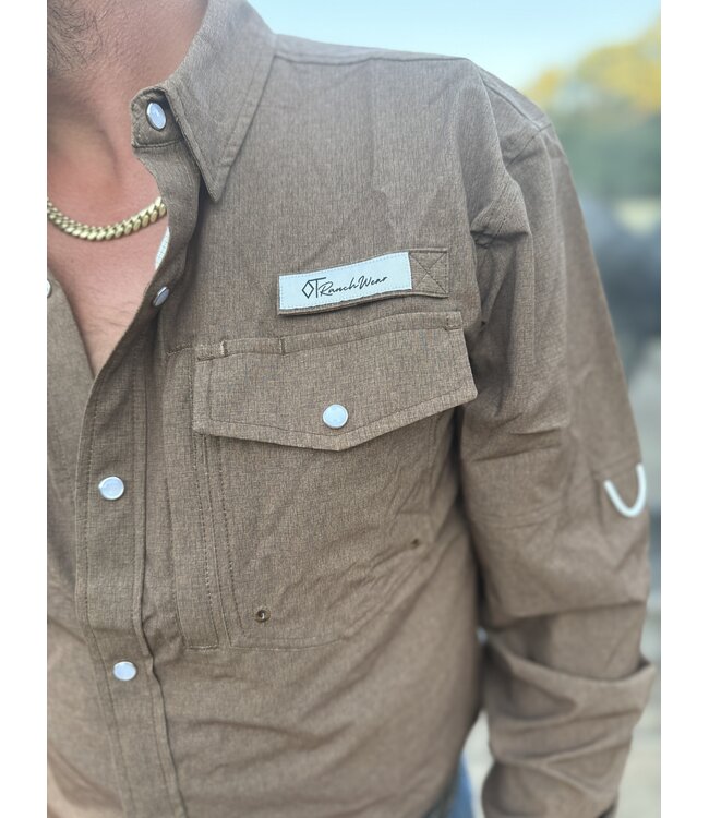 Cutter Copper Canyon Heather Brown LS