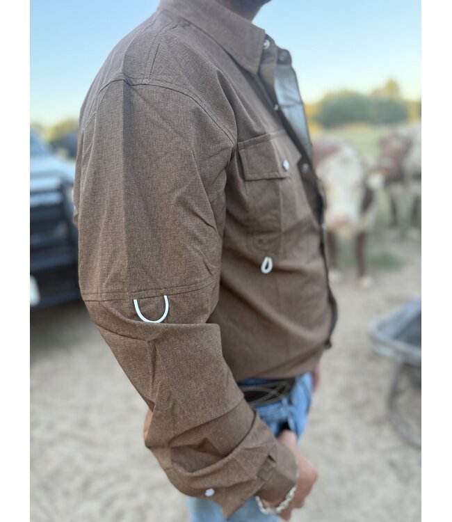 Cutter Copper Canyon Heather Brown LS