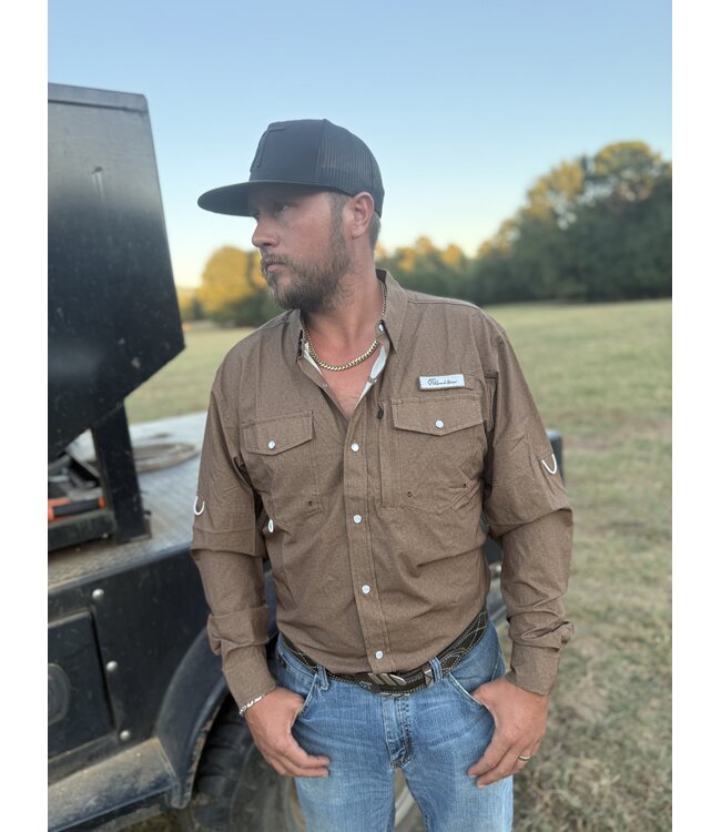 Cutter Copper Canyon Heather Brown LS