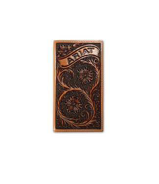 M&F Western A3568008 Ariat Men's Floral Embossed Rodeo Wallet