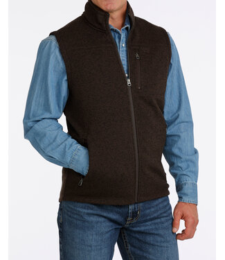 cinch MWV1225008 SWEATER VEST BRN