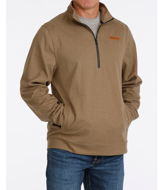 cinch MWK1913005 1/2 ZIP PULLOVER BRN