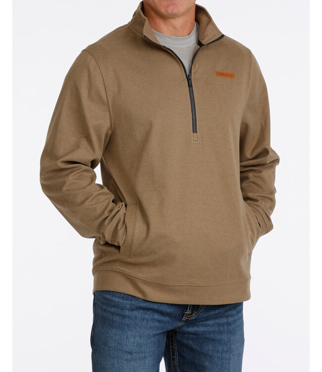 MWK1913005 1/2 ZIP PULLOVER BRN