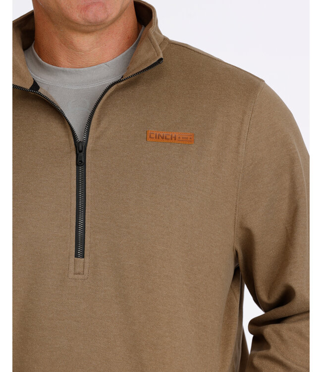 MWK1913005 1/2 ZIP PULLOVER BRN