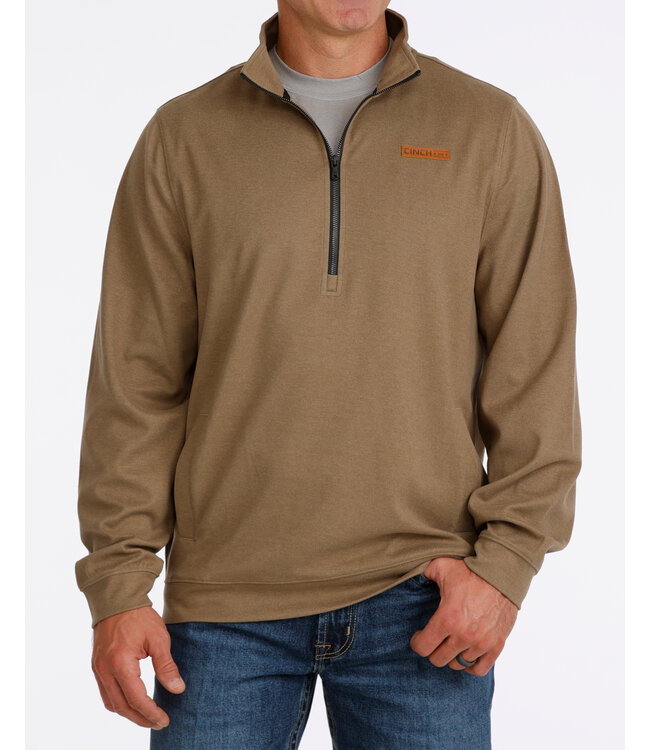 MWK1913005 1/2 ZIP PULLOVER BRN