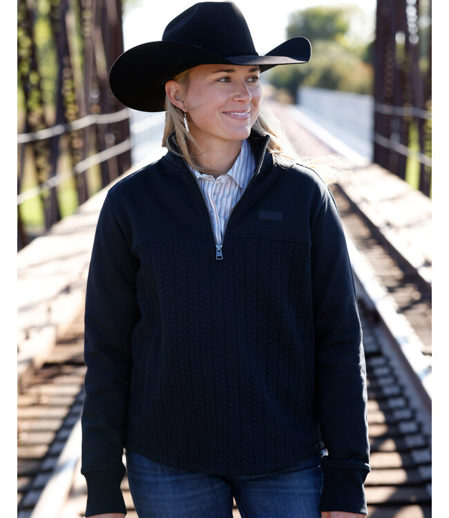MAK9936002 LS KNIT BLK
