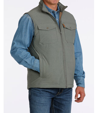 cinch MWV1944001 CC QUILTED VEST GRN