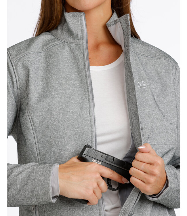 MAJ9856008 WMN TEXTURED GREY