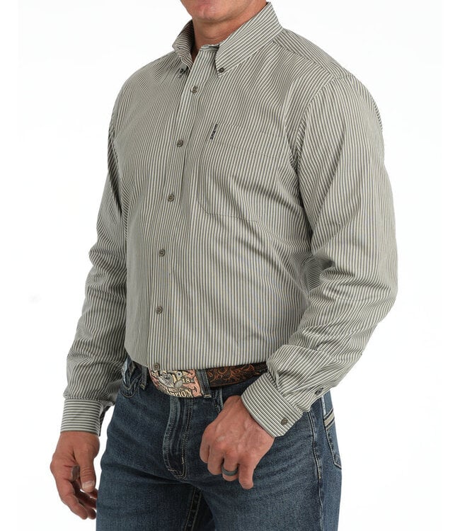 MTW1347162 LS STRIPE CINCH MODERN OLIVE