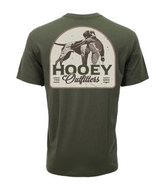 Hooey HT2614GR Remi Mens Green Crew Neck