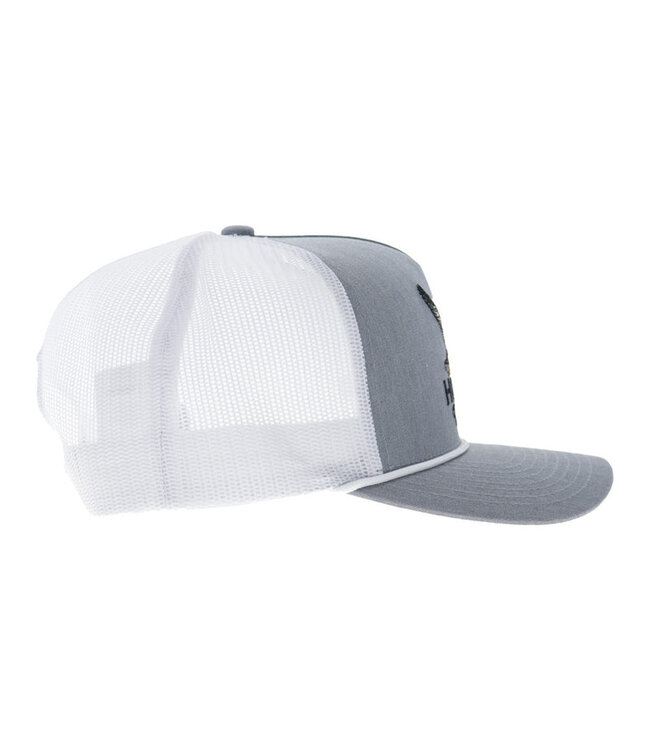 6038T-GYWH Mallard, Grey with Black Hooey Outfitters Logo