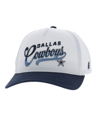 Hooey 7489T-WH Dallas Cowboys Embroidery Cap