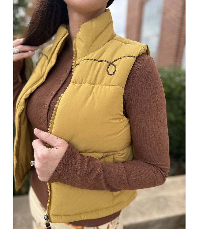 CWV7457001 PUFFER VEST GLD
