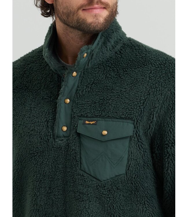 112382940 Sherpa 1/4 Snap Green