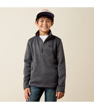 Ariat Intl 10079335 BOYS CALDWELL 1/4 ZP SWTR