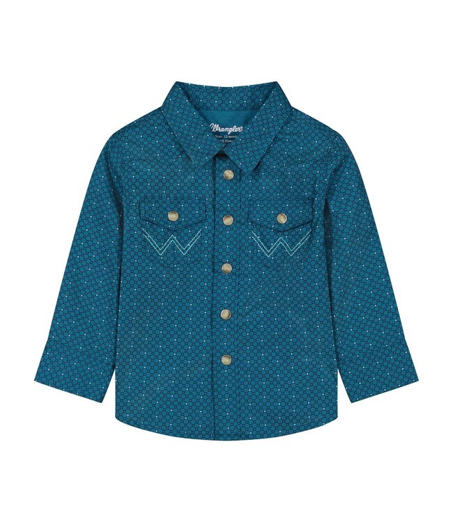 112384732 Baby Boy LS Snap Blue