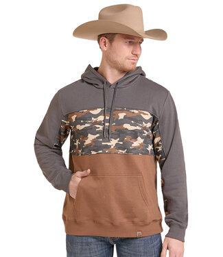 Panhandle Slim BM94T09624 CAMO-BLOCKED PRINTED HOODIE