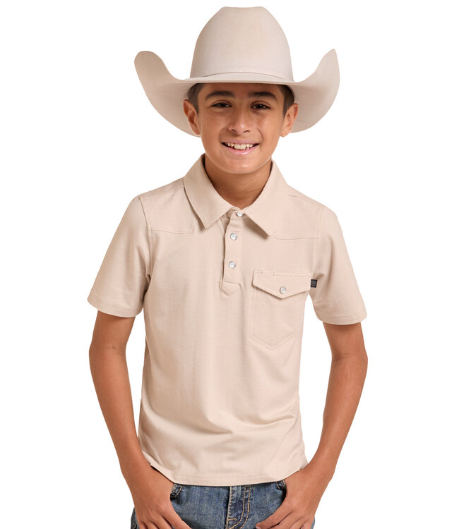 Panhandle Slim BB51T09589 SOLID MELANGE POLO