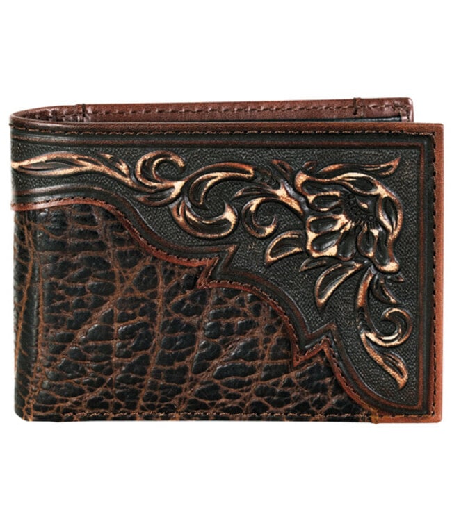 2621808813 RED DIRT HAT CO BIFOLD WALLET FLORAL EMBOSS OVERLAY