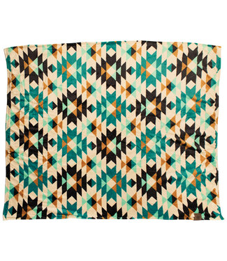 Red Dirt Hat Co 2621891353 RED DIRT HAT CO FLEECE BLANKET TURQUOISE AZTEC