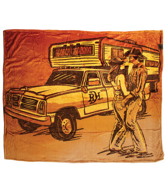 Red Dirt Hat Co 2621891351 RED DIRT HAT CO FLEECE BLANKET RODEO READY