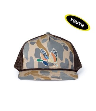 Burlebo Youth Retro Camo Duck Cap