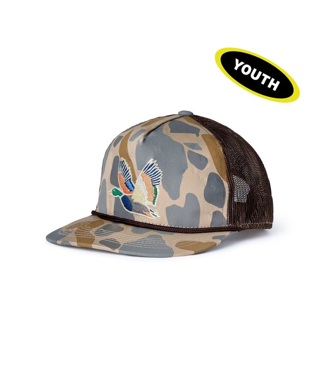Youth Retro Camo Duck Cap