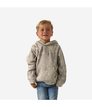 Burlebo Youth Vintage Washed Fleece Hoodie Drifter Camo