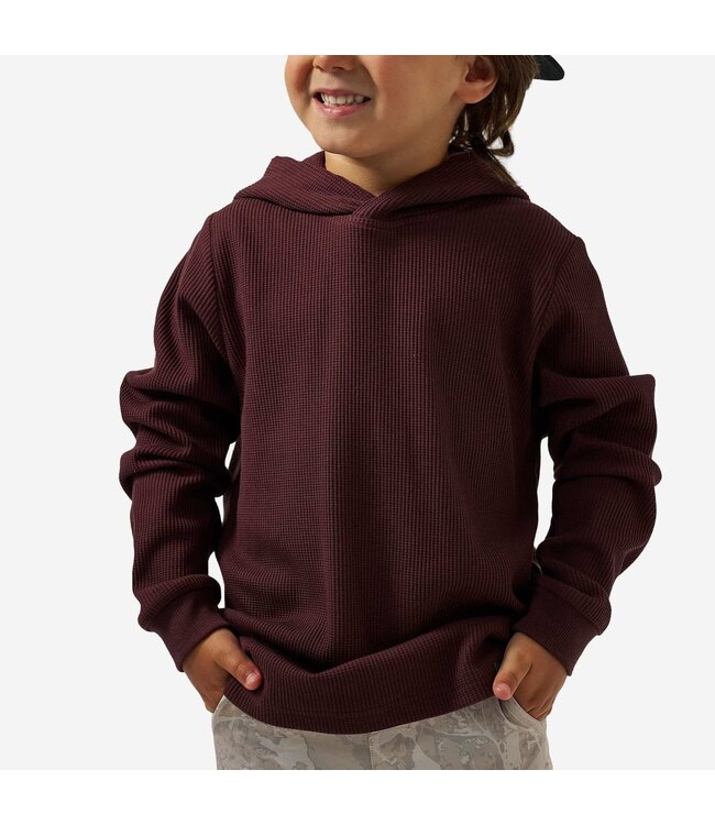 Youth Thermal Hoodie Maroon