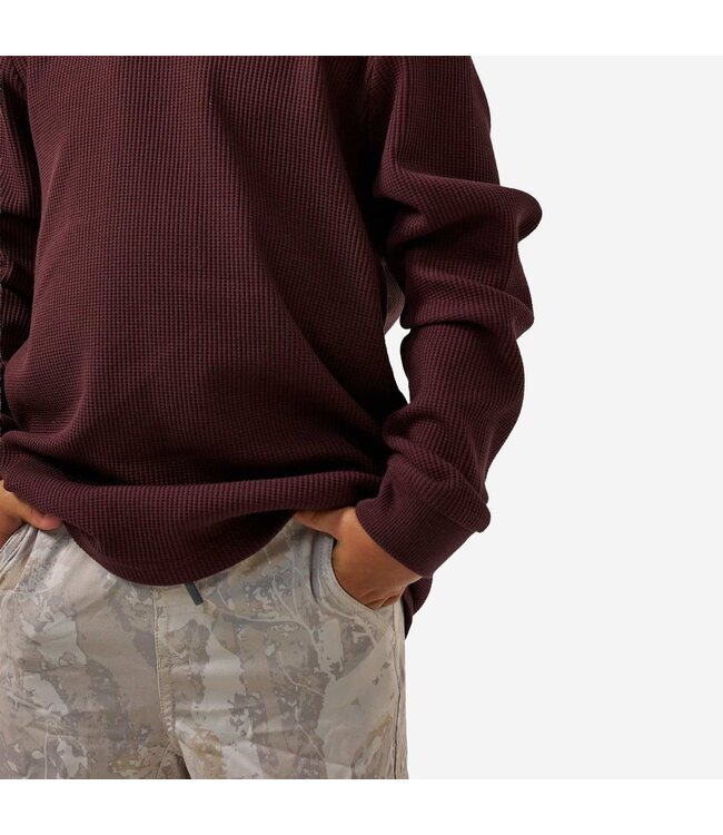 Youth Thermal Hoodie Maroon