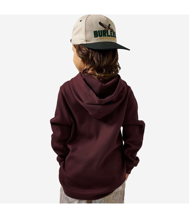 Youth Thermal Hoodie Maroon