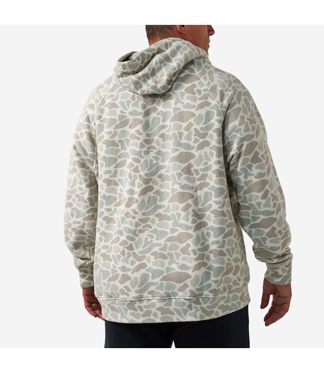 Vintage Washed Fleece Hoodie Classic Deer Camo