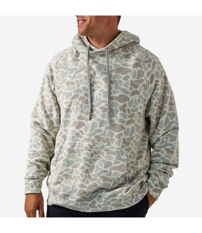 Vintage Washed Fleece Hoodie Classic Deer Camo