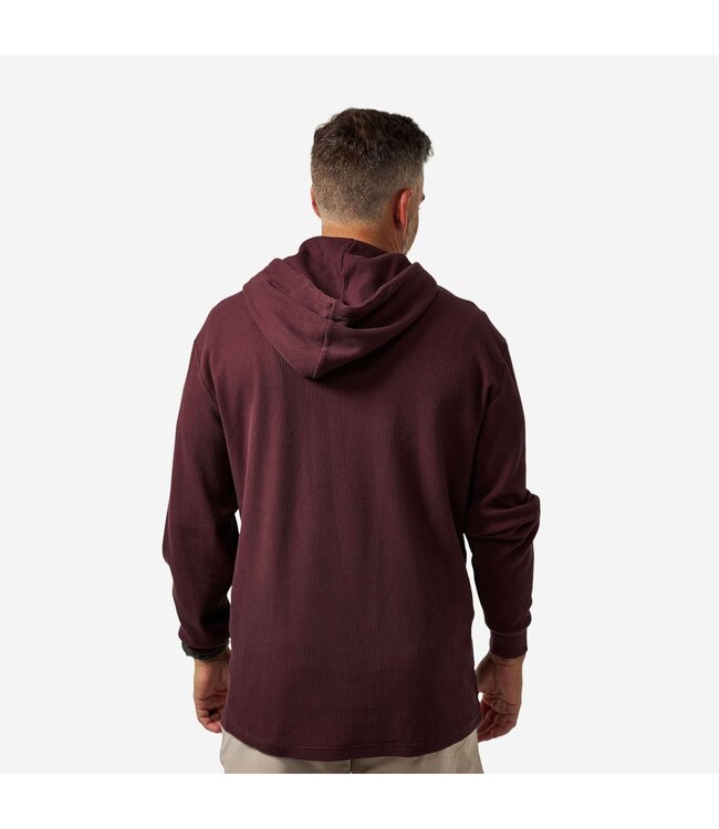 Thermal Hoodie Maroon