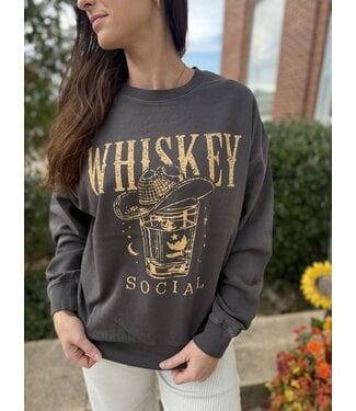 tres bien The Whiskey Social Top T42457