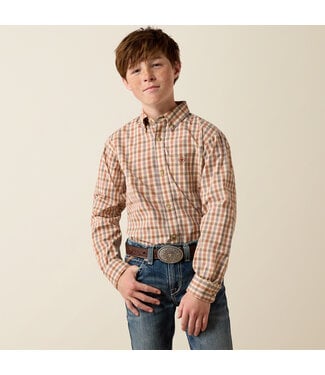 Ariat Intl 10080628 BOYS PRO DAVE LS SHRT
