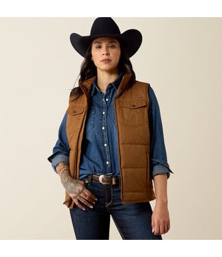 Ariat Intl 10079655 WMS GRIZZLY QUILTED VST DCHSND