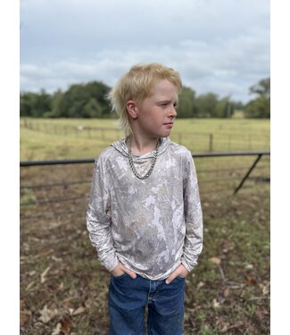Burlebo Youth Performance Hoodie Drifter Camo