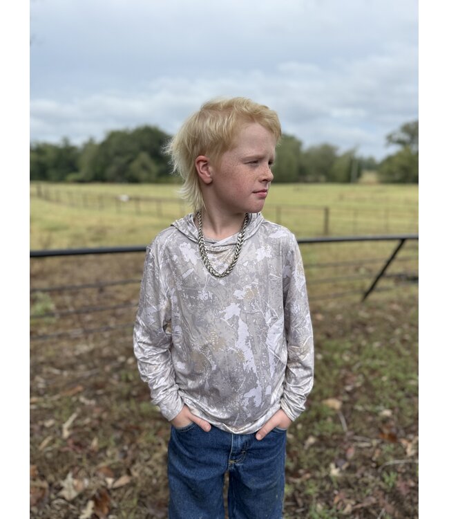 Youth Performance Hoodie Drifter Camo