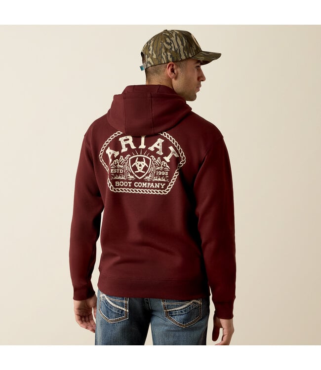 10080695 MNS ROPED OUT DESERT BADGE HOOD