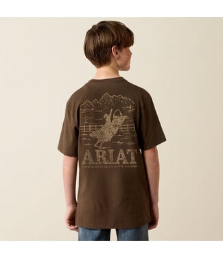Ariat Intl 10080632 BOYS ARIAT MOUNTAIN BULL SS TSHRT