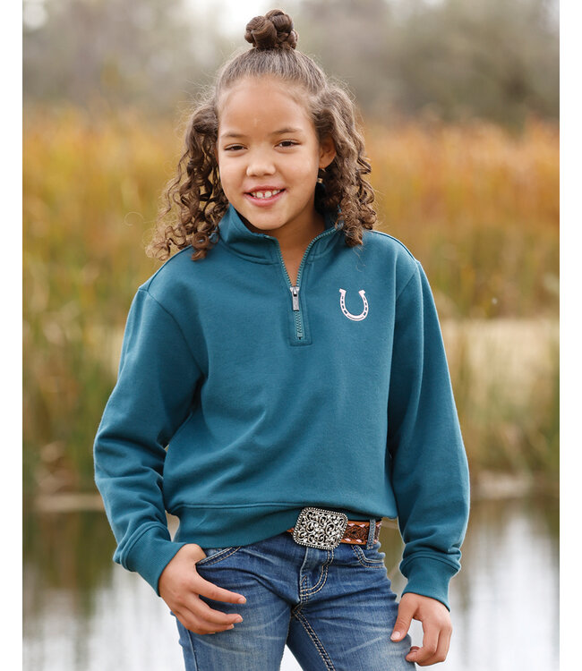 CWK8023001 ZIP PULLOVER TEA