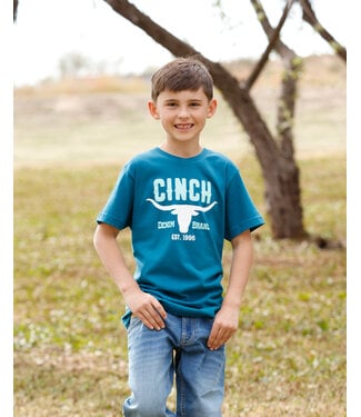 cinch MTT7670189 BOYS SS TEE BLU