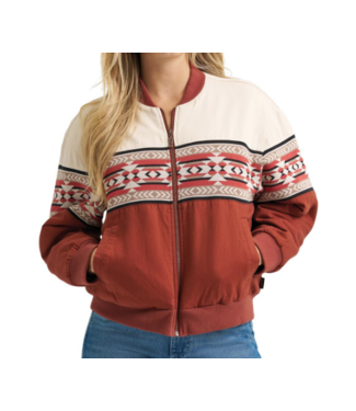 Wrangler 112382791 WMN Bomber Jacket Brown